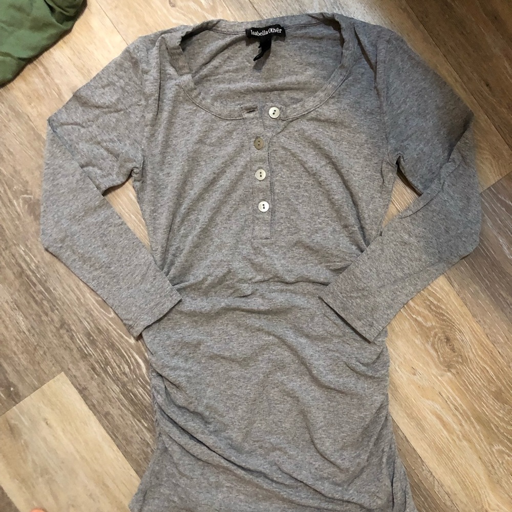 Like new! Isabella Oliver Maternity Harley Henley Top 0 XXS XS